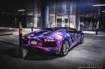 Lamborghini Aventador Roadster Galaxy Wrap by DXSC 2014 года